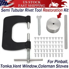 Semi Tubular Rivet Restoration Tool For Pinball Tonka Vent Window Coleman Stoves