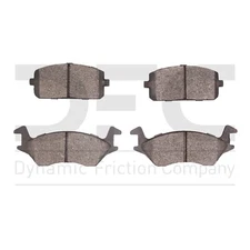 Dynamite Friction Front Disc Brake Pad Set for Starlet, Tercel (1551-0180-00)