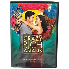 Crazy Rich Asians Movie DVD Constance Wu Gemma Chan Lisa Lu Awkwafina Ken Jeong