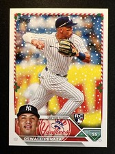 2023 Topps: Holiday #H157 Oswald Peraza (RC)/New York Yankees/SS ⚾🐷🎅
