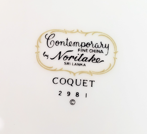 Set of 6 Contemporary Fine China by Noritaki Coquet 2981 Bread & Butter Plates - Picture 9 of 9