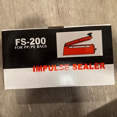 FS-200 Impulse Sealer 8  PP/PE Bag Sealer New