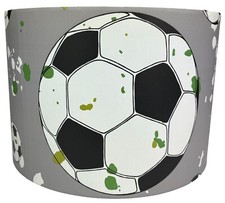 Football Lampshade – Grey Light Shade for Kids & Teen Bedroom, Sports Room Decor