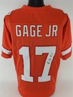 Russell Gage Signed Buccaneers Creamsicle Jersey (JSA COA) / Tampa Bay Receiver — photo 1