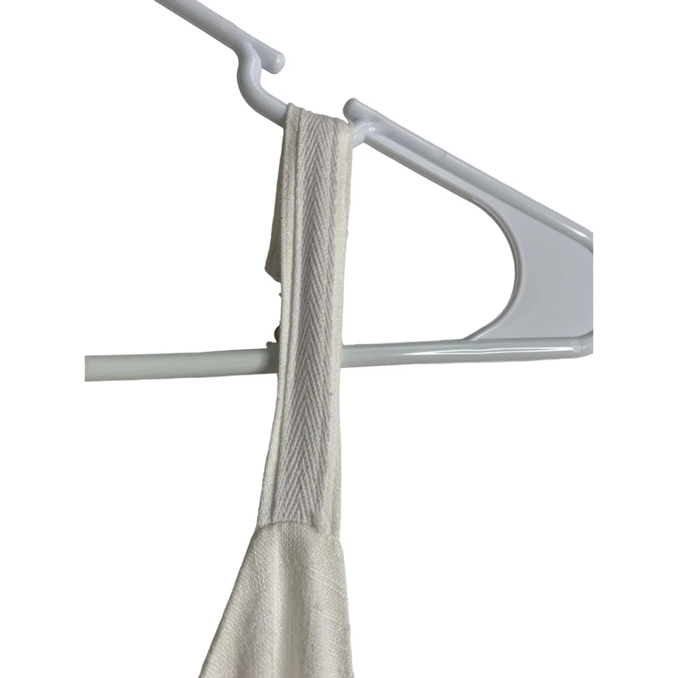 Agotado Espléndido Vestido Wynona Maxi Blanco Talla S Correa de Lino en Niveles Nuevo con Etiquetas $188 Foto 4 de 4