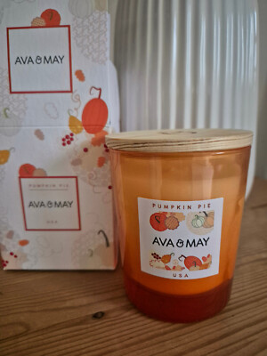 NEU * AVA&MAY* PUMPKIN PIE Duftkerze - 180 g * 40 Std.