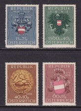 AUSTRIA 1949 POW Relief Fund set of 4 SG 1170-1173 MNH/** (CV £70)