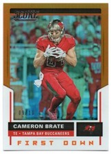 2017 Score First Down 44 Cameron Brate 09/10 Tampa Bay Buccaneers