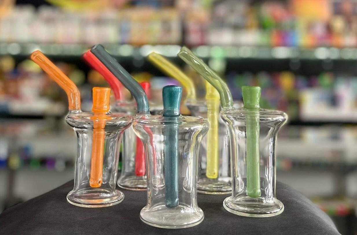 6 inch Borosilicate Waterpipe Cup Hand Made