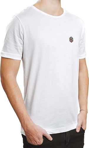 Bonateks Men's Frfstw103380xl T-Shirt, White, XL - 第 3/5 張圖片