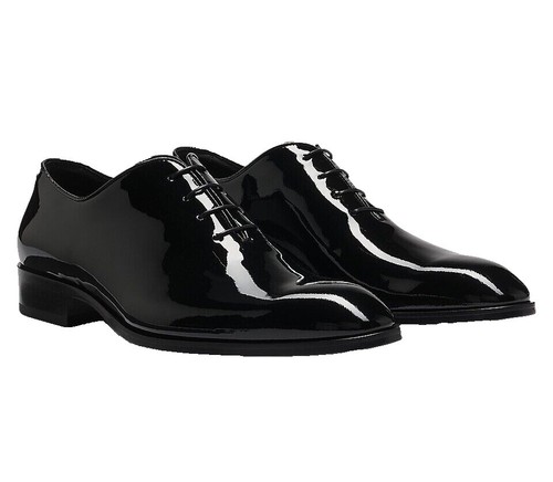 Hugo Boss Patent Leather Derby Dress Shoes Mens Size 7 Black  display picture 1