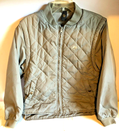 Riding Sport Equestrian Wear Womens Quilted Jacket/ Vest w/Detachable Slvs - LRG - 第 1/11 張圖片