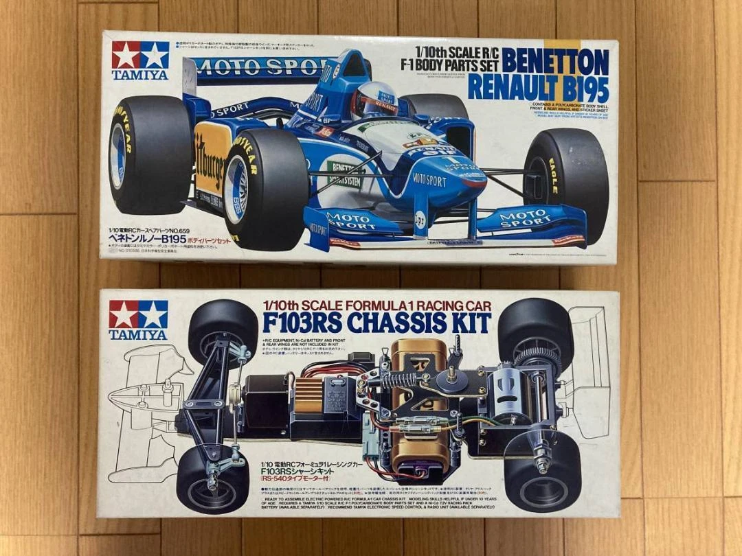 Tamiya 1/10 Benetton Renault B195 Body/F103Rs Chassis
