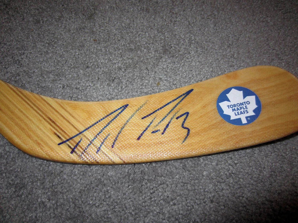 DION PHANEUF Toronto Maple Leafs Autographed SIGNED Hockey Stick w/ COA  - Image 2 of 2