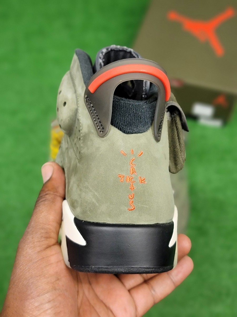 Air Jordan 6 Retro Travis Scott Cactus Jack Size 10.5 Mens Air Jordan 6 Retro Travis Scott Cactus Jack Size 10.5 Mens
