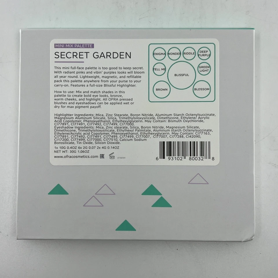 Ofra Mini Mix Face Makeup Palette – Secret Garden - NEW - Image 3 of 3
