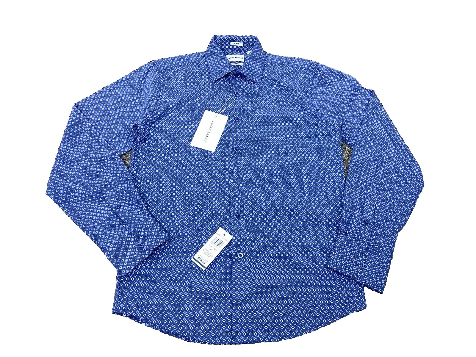 Lucky Brand 几何男士礼服衬衫