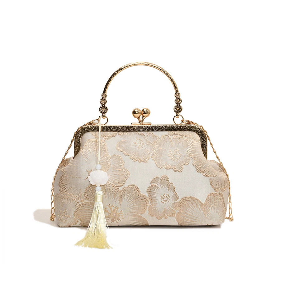 Evening Clutch Bags Bridal Bag Vintage Handbags Crossbody Bags for Wedding Party - Image 2 of 4