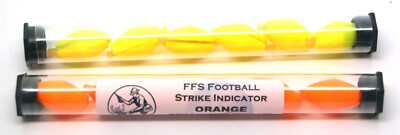 FFS Fly Fishing Football Strike Indicators - Perfect for Nymphing - 6 per tub...