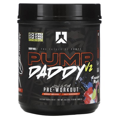 2 X RYSE, Pump Daddy V2, Non-Stim Pre-Workout, Freedom Rocks, 1.5 lb (668 g)