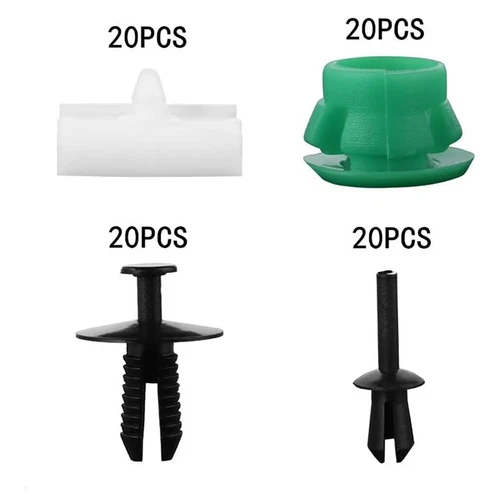 80 pezzi clip di fissaggio minigonne laterali rivetto per BMW E36 E46 E90 51711932996 - Foto 7 di 12