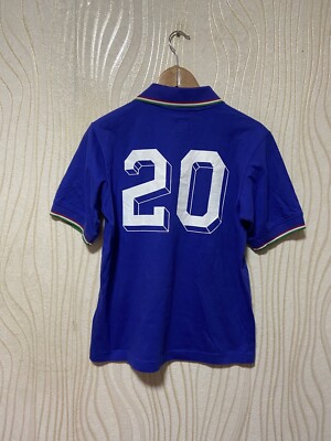 1980s ITALY RETRO HOME FOOTBALL SHIRT SOCCER JERSEY ADIDAS 138761