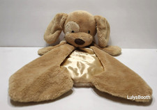 Baby Gund Security Blanket Lovey Puppy Dog Spunky Comfy Silky Beige Huggybuddy