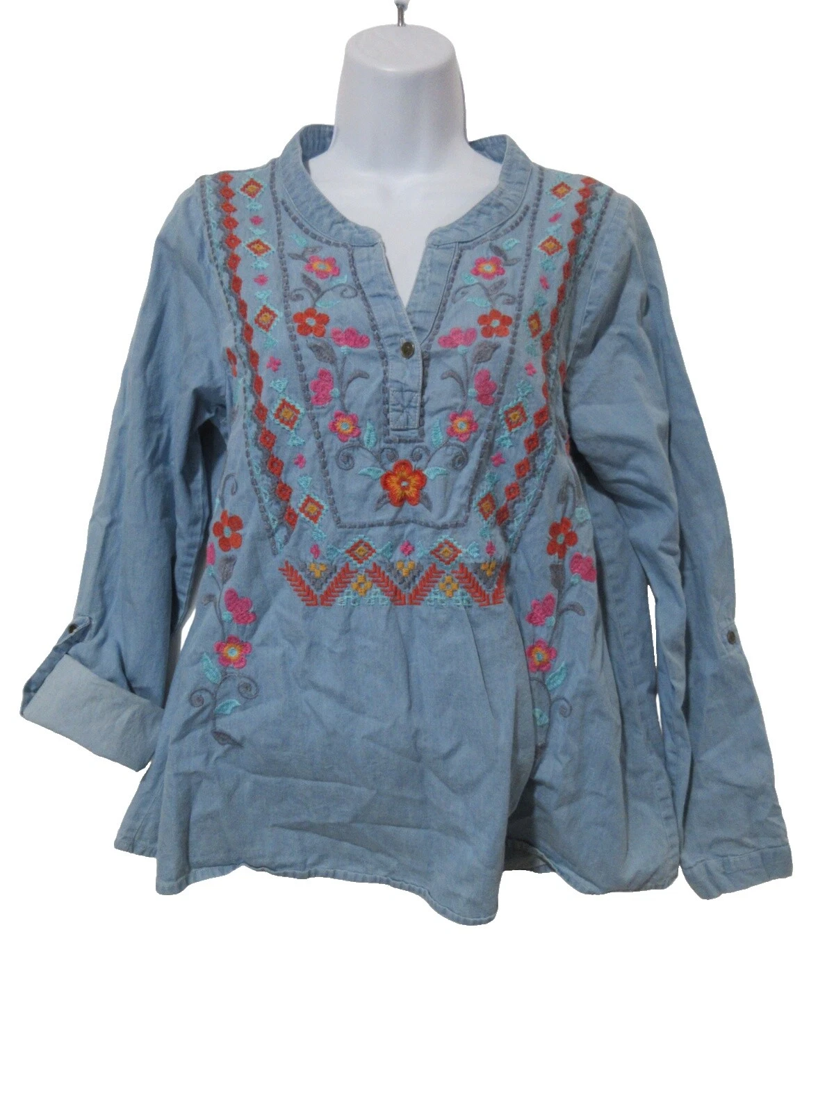 Blusa de algodón Roper para Mujeres