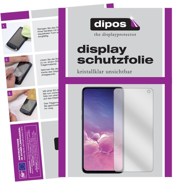 Schutzfolie FüR Samsung Galaxy S10 Display Folie Klar Displayschutzfolie-image
