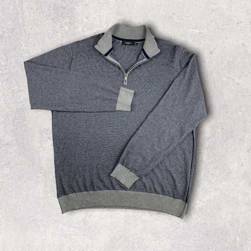 Kinross Cashmere Silk Sweater Quarter 