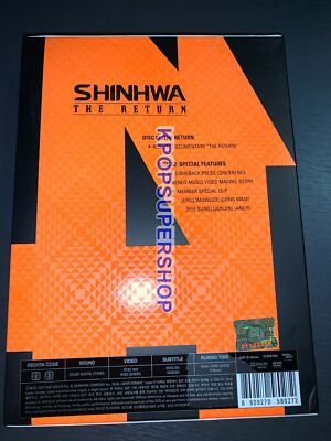 Shinhwa The Return 14th Anniversary Special DVD Great Condition