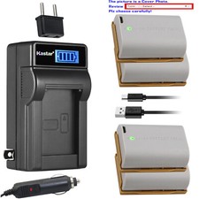 Kastar Battery AC LCD Charger for Canon LP-E6 LP-E6N EOS 7D SV EOS 7D Mark II