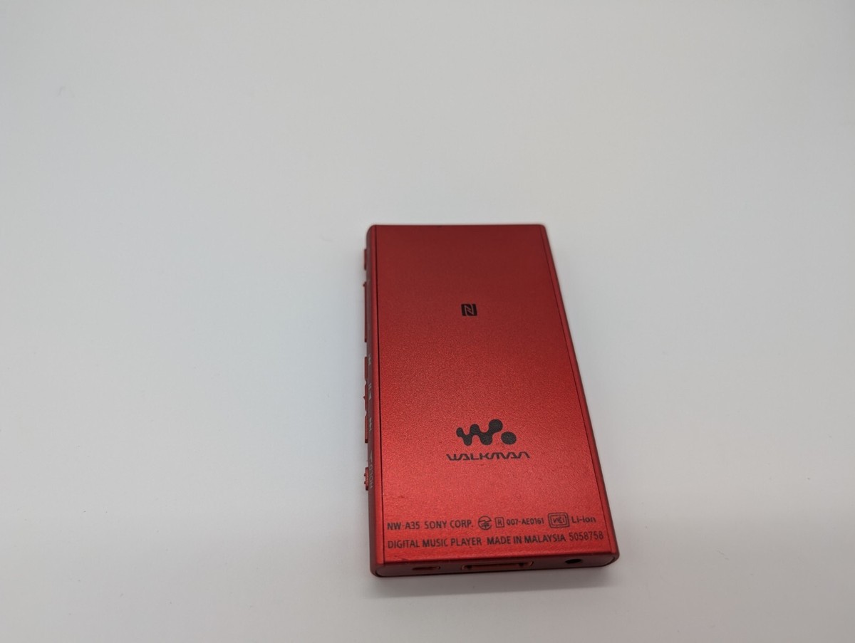 Sony Walkman NW-A35 Red 16GB Audio Digital Music Player Only