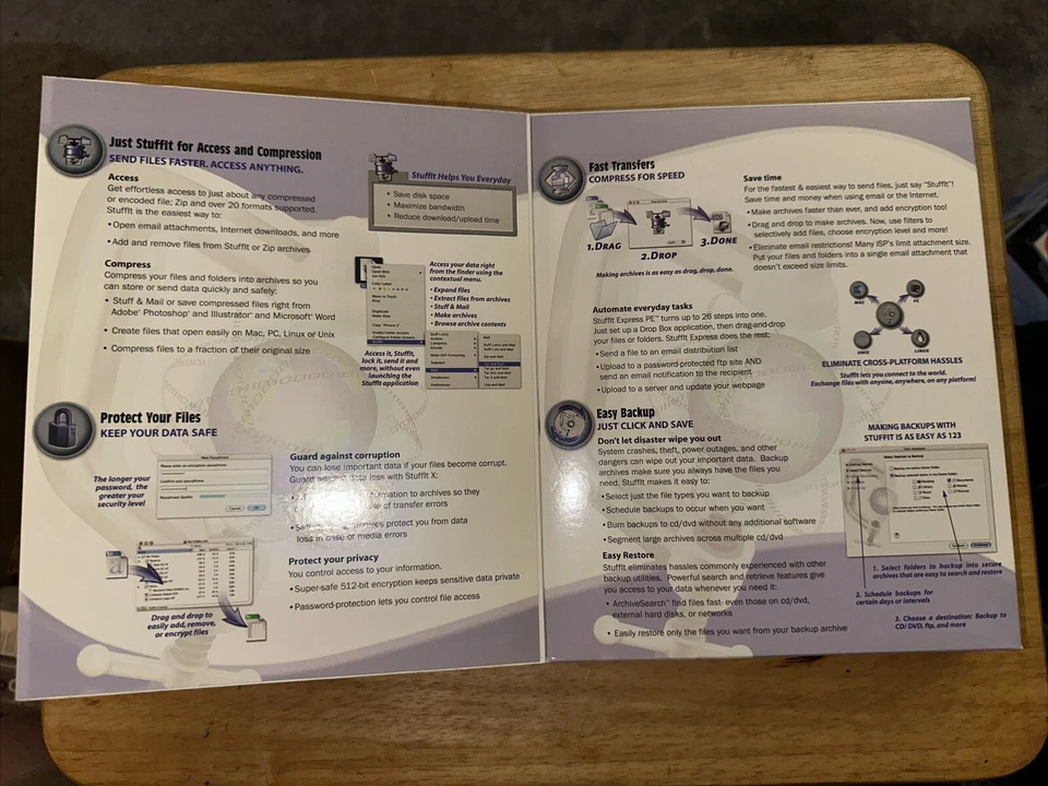 StuffIt Deluxe 8.0 Aladdin Systems Compression Solution For Macintosh Mac - Image 2 of 4