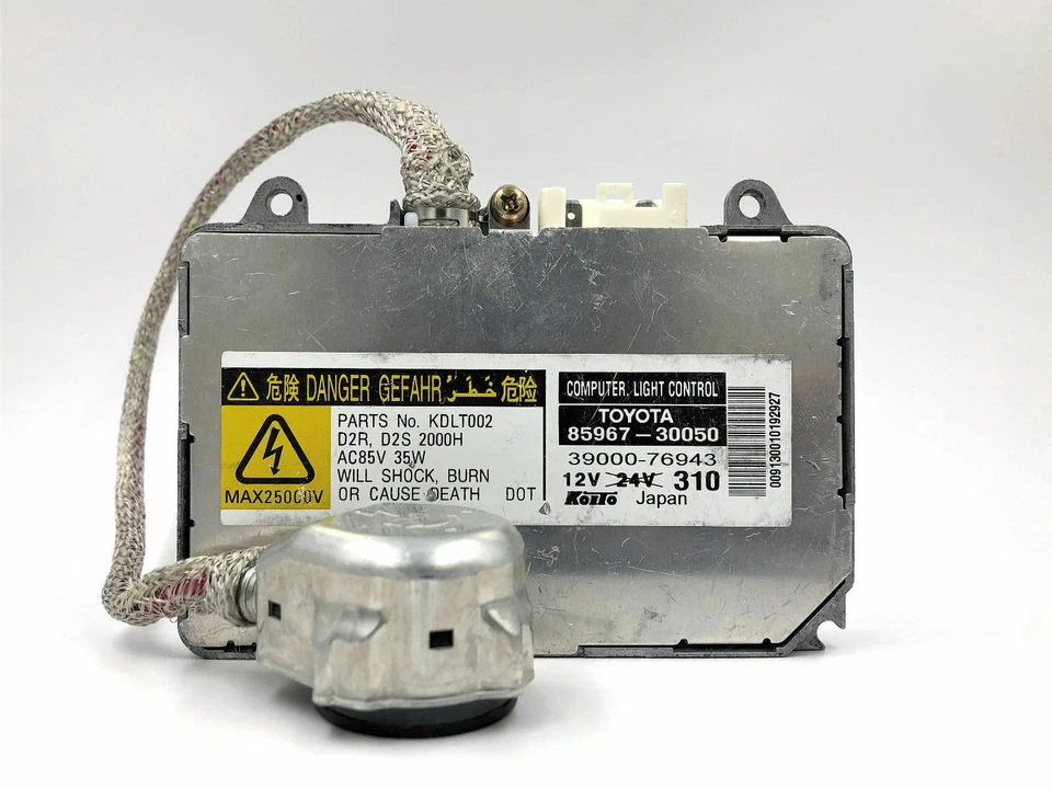 2x Used OEM for 01-05 Lexus IS 300 Xenon HID Headlight KoiTo Ballast 85967-08010 - Image 3 of 4