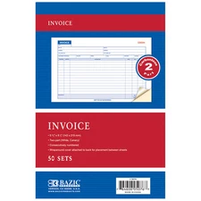 1-100 Sales Order Book Receipt Invoice Cash Rent 50 Sets 2 Part Duplicate