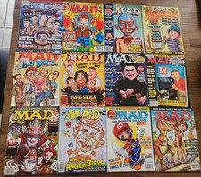 Mad Magazine Set of 12. Supervise, Classic, Big Bang. Sopranos, Lego, Etc.