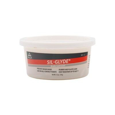 Brake Assembly Lubricant SIL-Glyde Silicone Based 12 oz Moisture Proof Heat