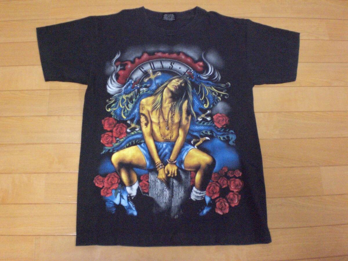 FILA T shirt anni 90 Guns N Roses Axl Rose Metallica Nirvana Skid Row Motley Crue Kiss