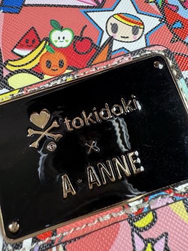 2020 Tokidoki x A-ANNE Bucket Bag Drawstring Purse Kawaii Collab Colorful - Picture 3 of 20