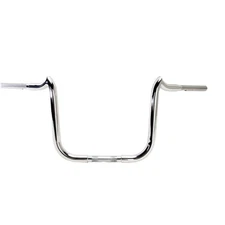 KST Kustoms Polished 1 1/4" SS Double Trouble 12 in. Rise Handlebar - 3715750
