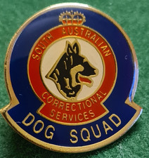 South Australian Correctional Services Dog Squad Pin Enamel Badge