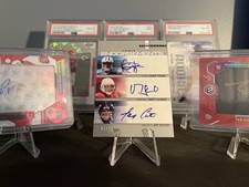 2006 Fleer Hot Prosp. Trip Endorsements Cutler, Young, Leinart #HP3-YLC (AU, RC)