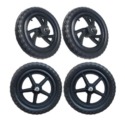 1 Paar Balance Bike Ersatzräder Nylon Nicht aufblasbarer Training Fahrrad