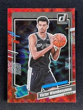 2023-24 Panini Donruss Victor Wembanyama #220 Red Diamond Rated Rookie RC &11211