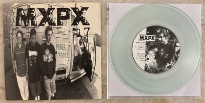 MxPx 17 7  Translucent Mint Green Vinyl 1994 FIRST PRESSING Beatles Sleeve