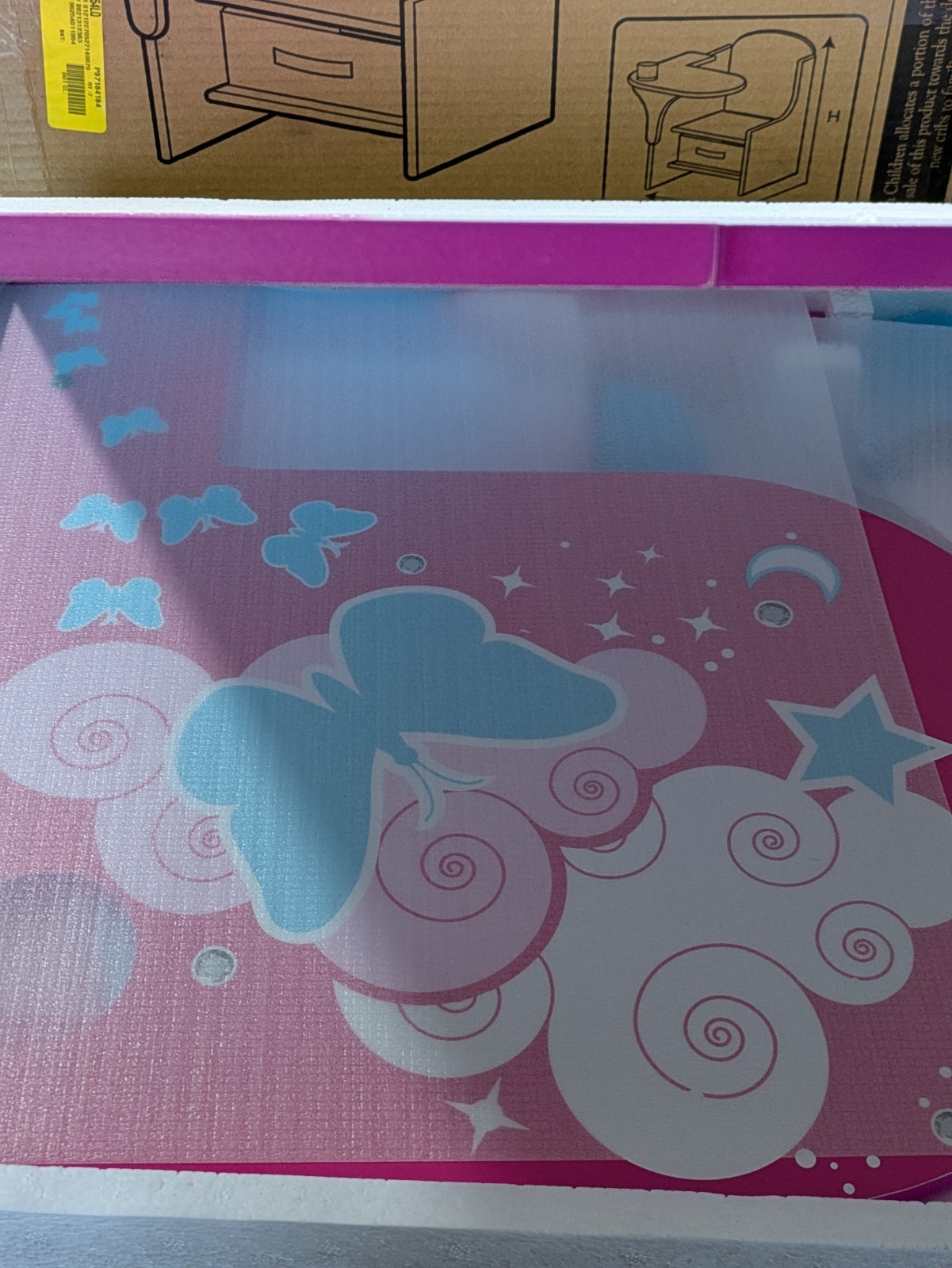 Delta Children Unicorn Chair Desk with Storage Bin - Greenguard Gold Certified  