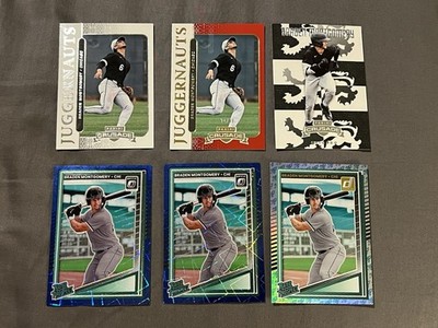 2025 Panini Donruss Optic #/99 Blue Braden Montgomery LOT of 6 White Sox 