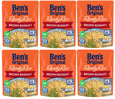 Ben's Original Ready Rice Brown Basmati 6 Pack