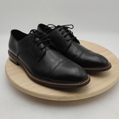 Vince Camuto VY-Lamson Derby Shoes Mens Size 9 Black Leather Dress Cap Toe  New | eBay